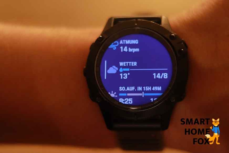 Вы можете увидеть функцию прогноза погоды на Garmin Fenix 6.